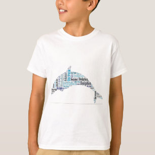 Dolphin Word Art T-Shirt