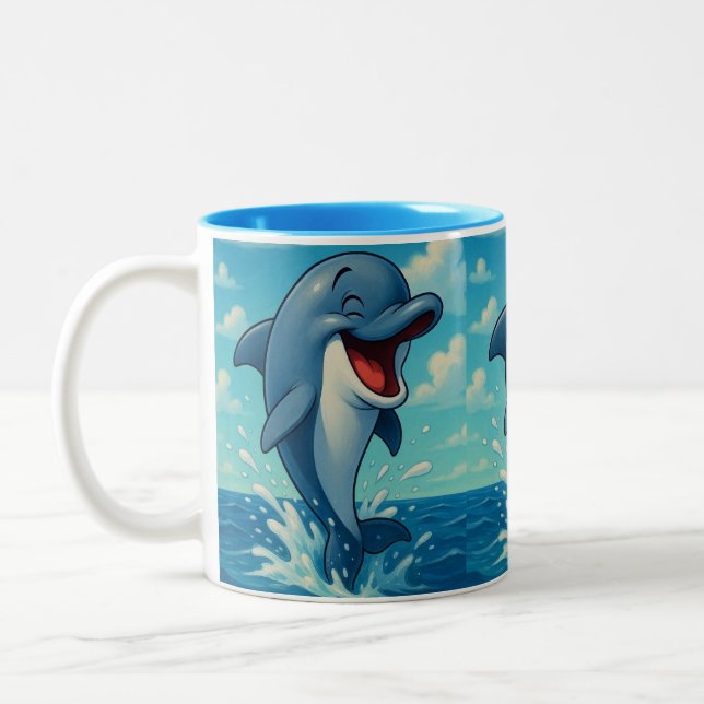 Dolphin Zweifarbige Tasse (Links)