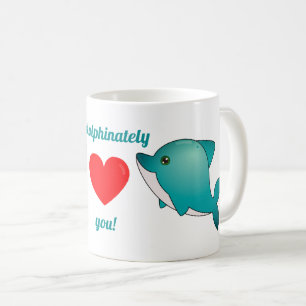 Dolphinately Liebe I Sie [kawaii Delphinpaare]! Kaffeetasse