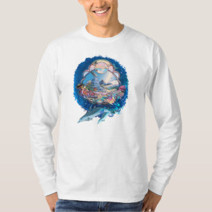 DOLPHINEN UNTER DEM STRANDSTRAND-PARTY T-Shirt