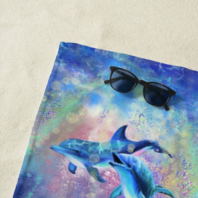 Dolphins Beach Handtuch (Beispiel)