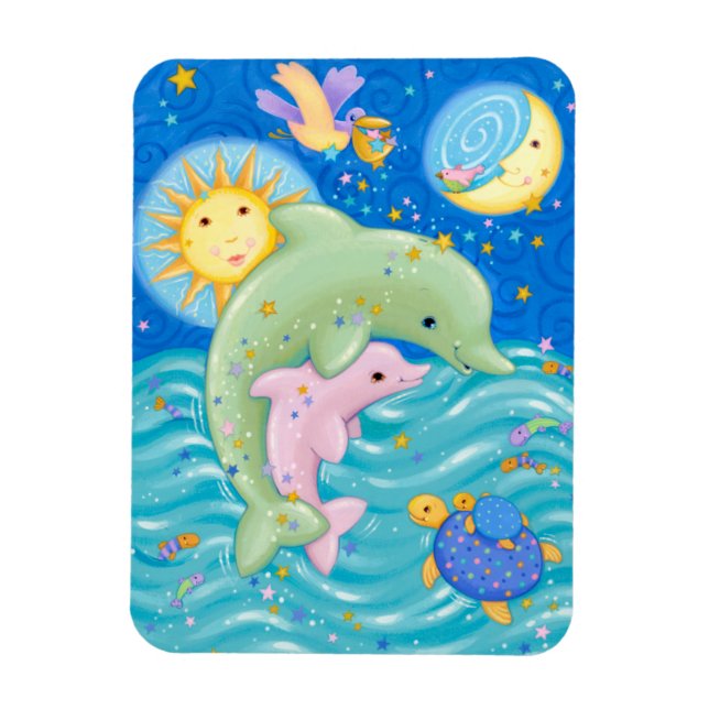 Dolphins Play Magnet (Vertikal)