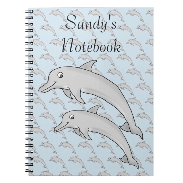 Dolphins SpiralNotebook Notizblock (Vorderseite)