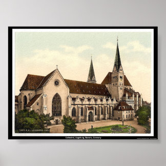 Dom, Augsburg, Bayern, Deutschland Poster