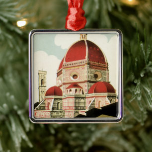 Dom in Florenz Italien Vintage-Reise Kunst Ornament Aus Metall