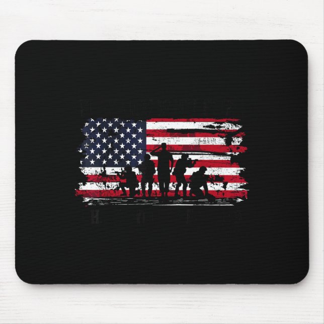 Dom Isn't Thank You Veterans Day Military Usa Flag Mousepad (Vorne)