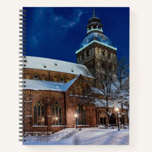 Dom Kathedrale am Kuppelplatz in Riga, Lettland Notizbuch
