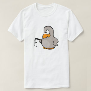 Dom Pinguin mit Whip individuell anpassbar T-Shirt