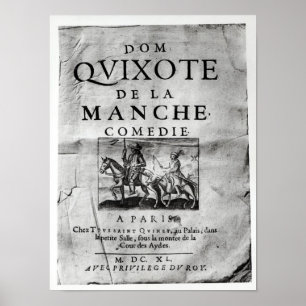 Dom Quixote de La Manche Comedie' Poster