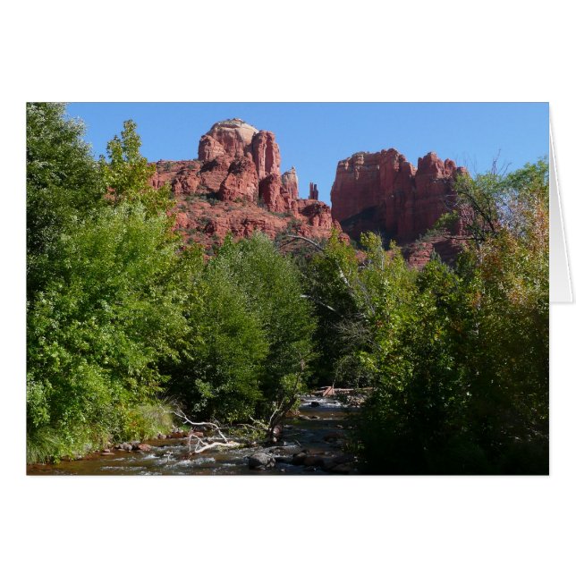 Dom Rock and Stream in Sedona Arizona (Vorderseite (Horizontal))