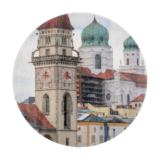 Dom St. Stephan Schneidebrett (Vorderseite)
