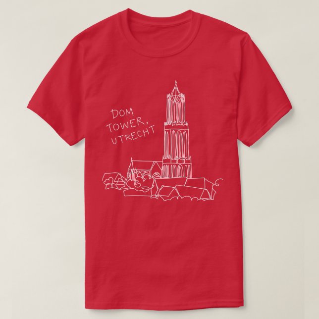Dom Tower Utrecht Niederlande 2 T-Shirt (Design vorne)