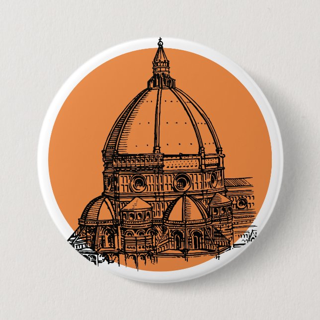 Dom von Florenz Button (Vorderseite)