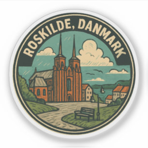 Dom von Roskilde Dänemark Aufkleber