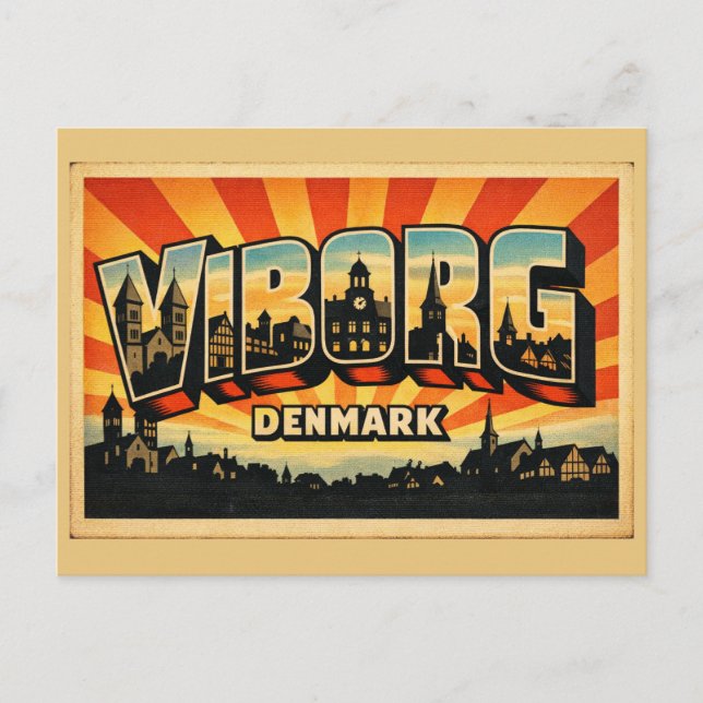 Dom von Viborg Dänemark Postkarte (Vorderseite)
