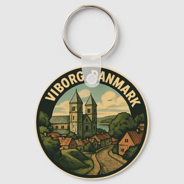 Dom von Viborg Dänemark Schlüsselanhänger (Vorderseite)