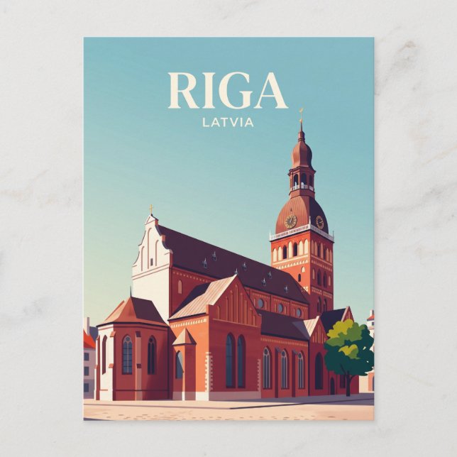 Dom zu Riga Lettland Postkarte (Vorderseite)