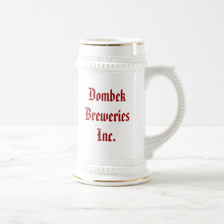 Dombek Breweries Inc., gutes Bier f… - Besonders Bierglas