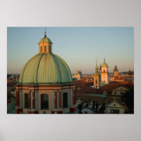 Dome of Church of Saint Francis, Prag, Tschechisch