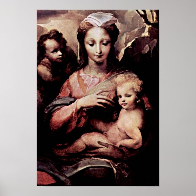 Domenico di Pace Beccafumi - Madonna Poster (Vorne)