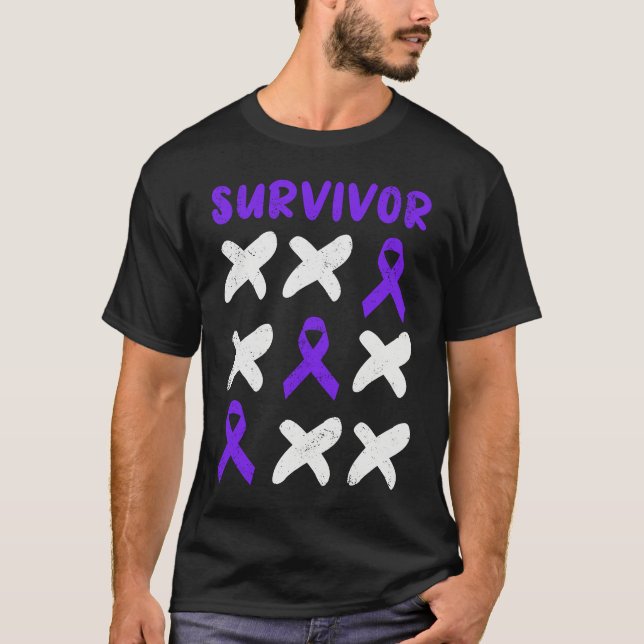 Domestic Violence Awareness Survivor T-Shirt (Vorderseite)