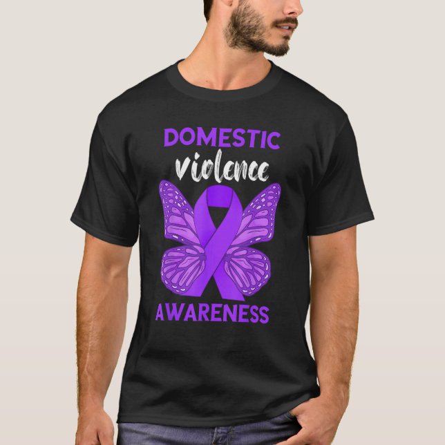 Domestic Violence Awareness World Narcissistic Abu T-Shirt (Vorderseite)