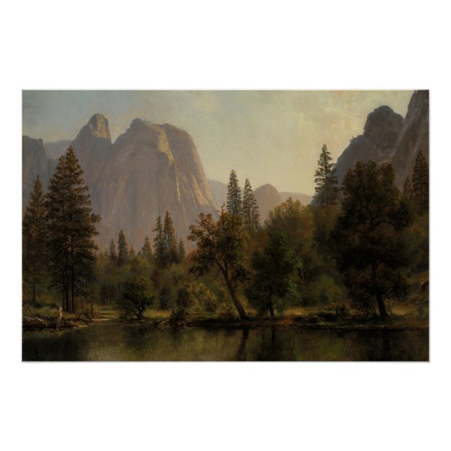 Domgestein, Yosemitetal Albert Bierstadt Poster (Vorderseite)