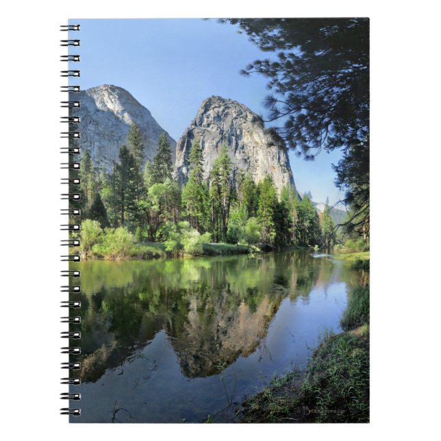 Domgesteine über dem Merced River - Yosemite Notizblock (Vorderseite)