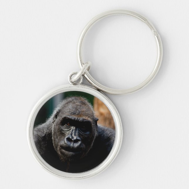 Dominant Primat Gorilla Ape Schlüsselanhänger (Vorne)