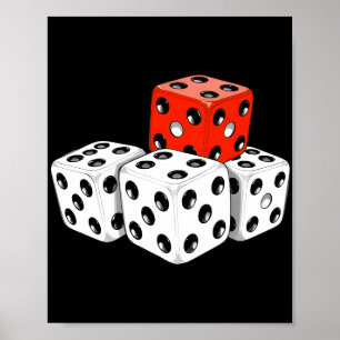 Dominant Red Dice - Strategisches Spiel Poster