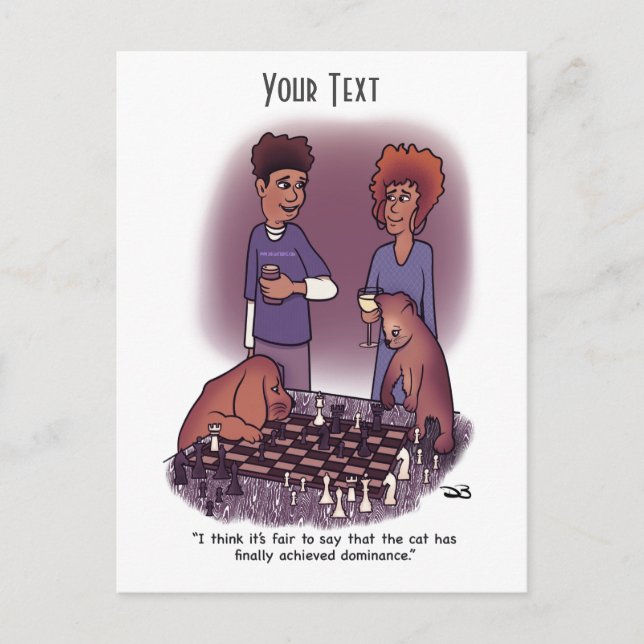 Dominanz Postkarte (Vorderseite)