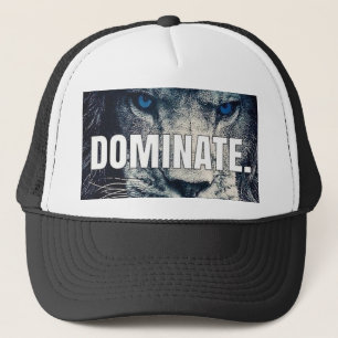 Dominate - Lion Motivierend Truckerkappe