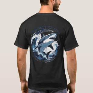 Dominate the Deep Shark Shirt – Bleib scharf Ozean
