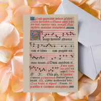 Domine Antiphon - Manuskript für mittelalterliche 