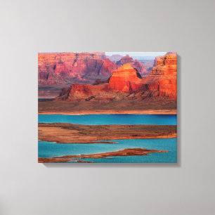 Dominguez Butte & Lake Powell, Utah Leinwanddruck