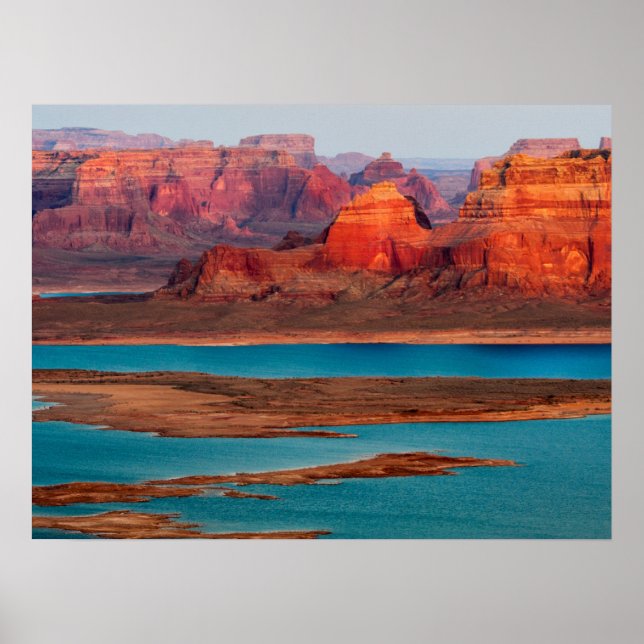 Dominguez Butte & Lake Powell, Utah Poster (Vorne)