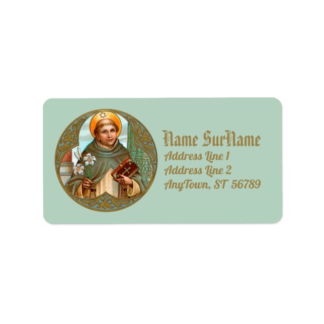 Dominic de Guzman (BK 07) Adressaufkleber (Vorne)