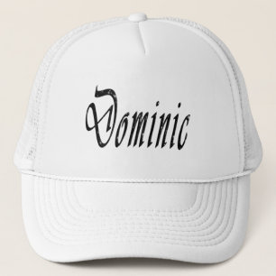 Dominic, Name, Logo, Truckerkappe