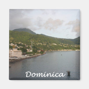 Dominica-Ansicht Magnet