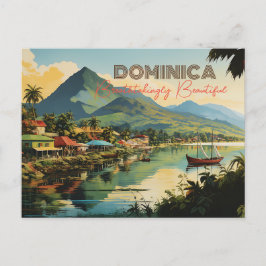 DOMINICA atemberaubend schöne POSTCARD Postkarte