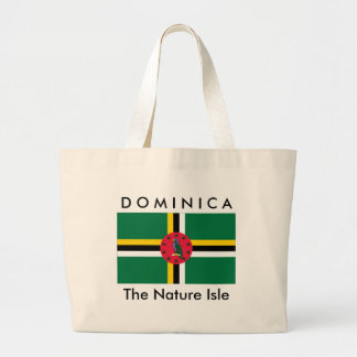 DOMINICA, die Natur-Insel - Strand-Tasche Jumbo Stoffbeutel