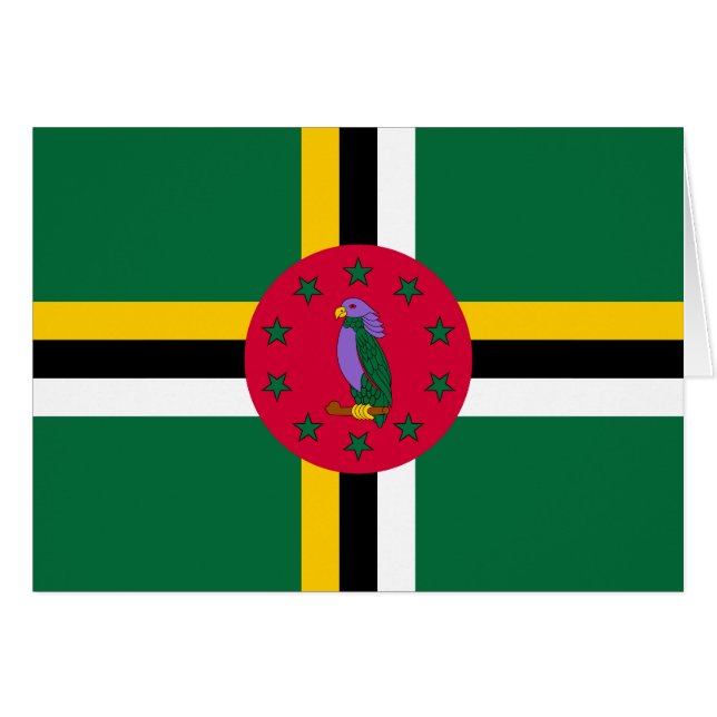 Dominica Flag (Vorderseite (Horizontal))