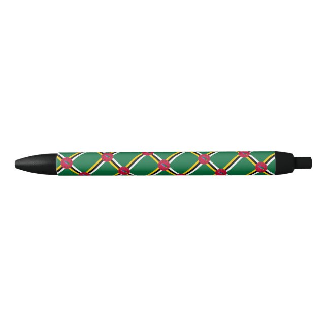 Dominica Flag Ballpoint Pen Kugelschreiber (Vorderseite)