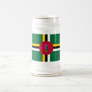 Dominica Flag Bierglas