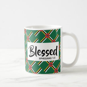 DOMINICA FLAG Christlich gesegnete Bibel Custom Kaffeetasse