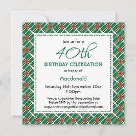 DOMINICA FLAG Custom Birthday Celebration Einladung