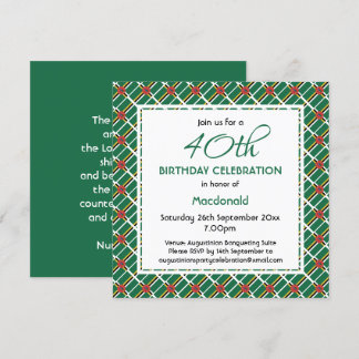 DOMINICA FLAG Custom Birthday Celebration Einladung