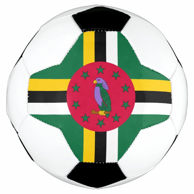 Dominica Flag Fußball (Vorderseite)