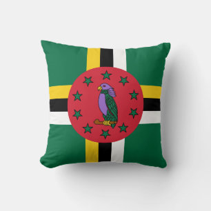 Dominica Flag Kissen