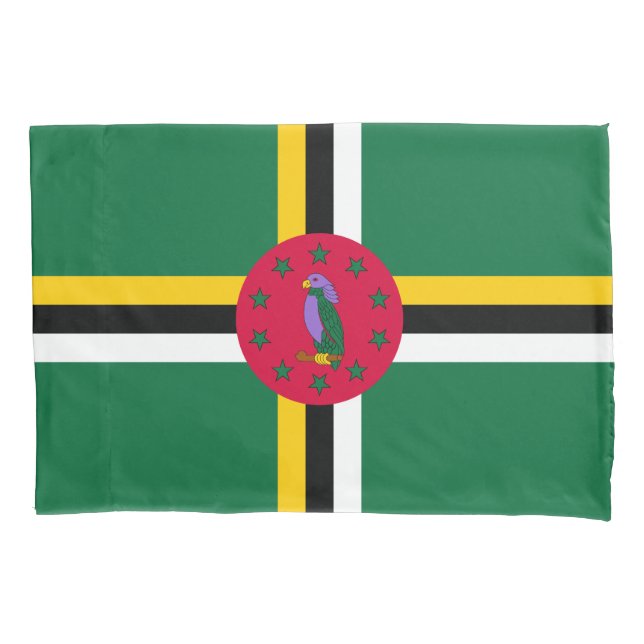 Dominica Flag Kissenbezug (Vorderseite)